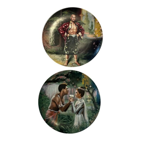 1985 Edwin M. Knowles Collector Plates – The King and I Series – William Chamber - Picture 1 of 5